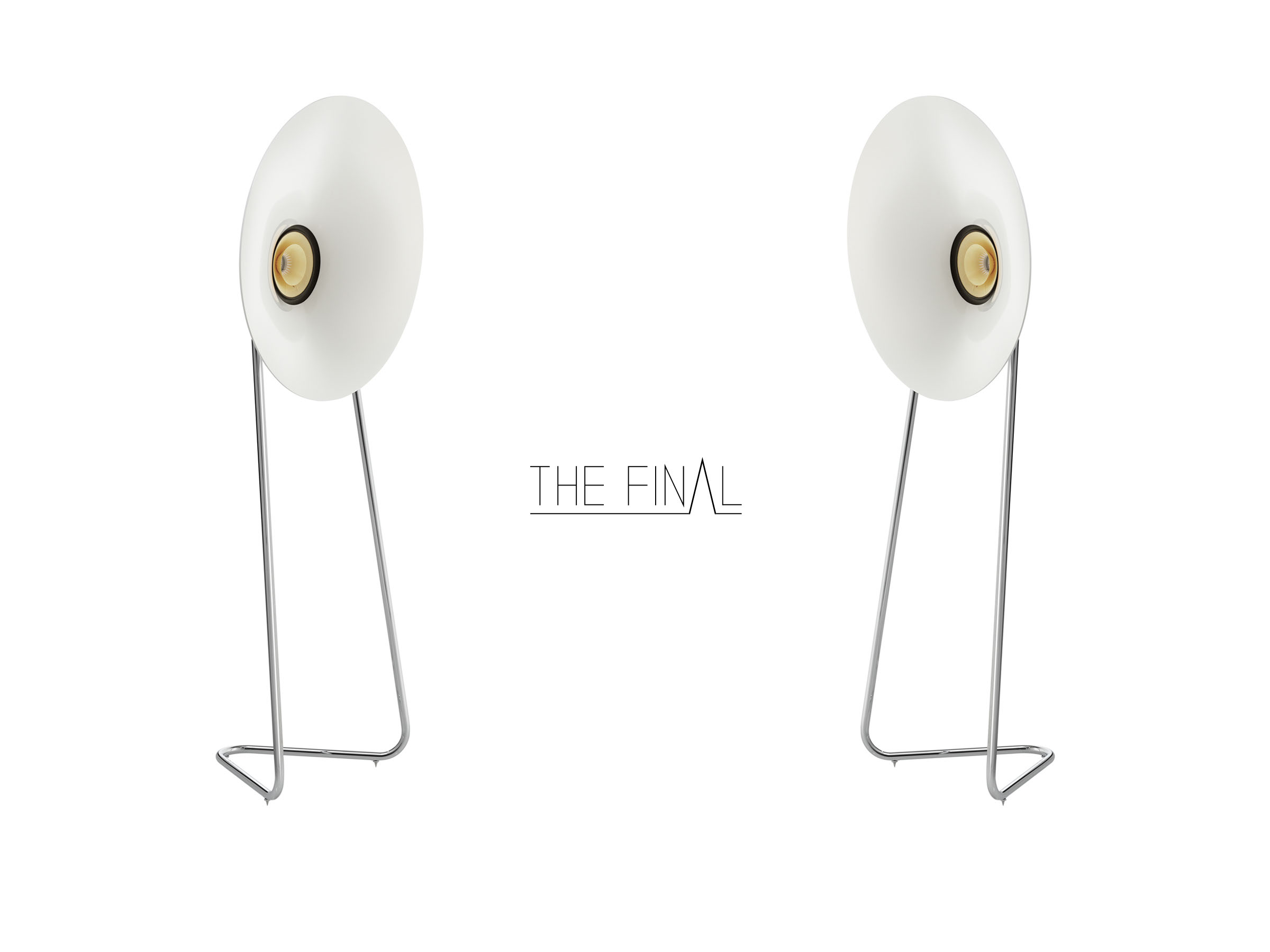 Front view of The-Final horn speakers